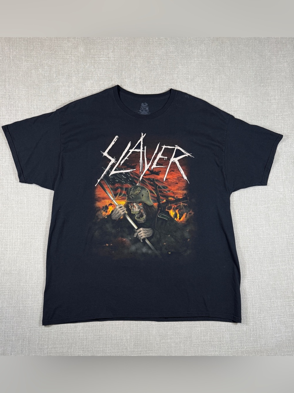 Slayer Tour 2015 Band Tee 2XL | Fruit of the Loom | Black Metal Shirt